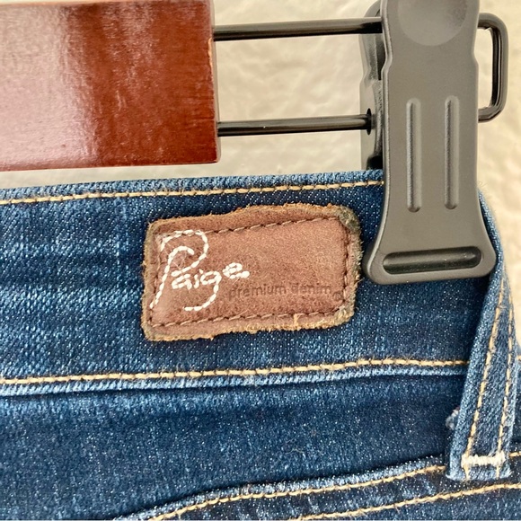 Paige Canyon Boot Dark Wash Blue Jeans, Size 29 - Picture 6 of 6